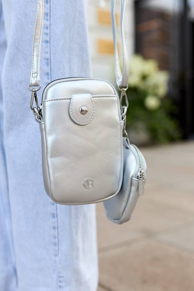 Mini torebka damska z dodatkową portmonetką ze skóry ekologicznej - Rovicky - obrazek 8