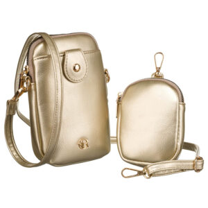 Mini torebka damska z dodatkową portmonetką ze skóry ekologicznej - Rovicky