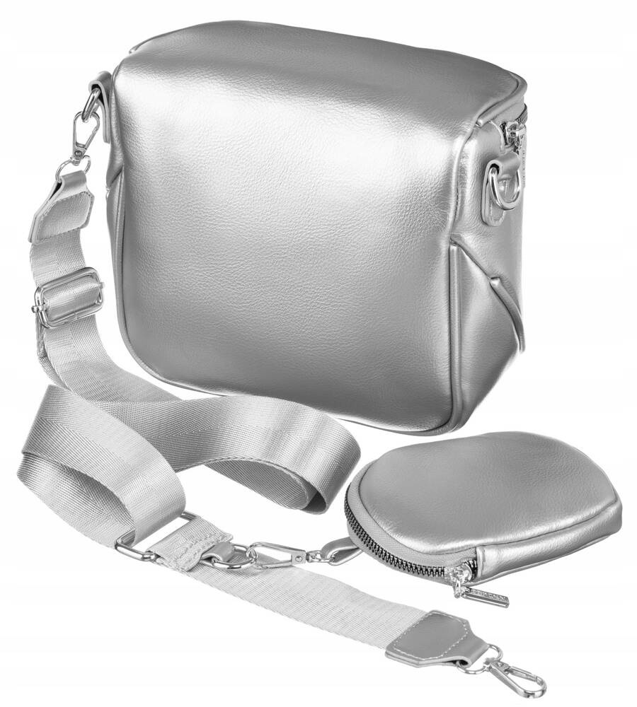 Elegancka saszetka damska na ramię wykonana ze skóry ekologicznej - Rovicky - obrazek 3