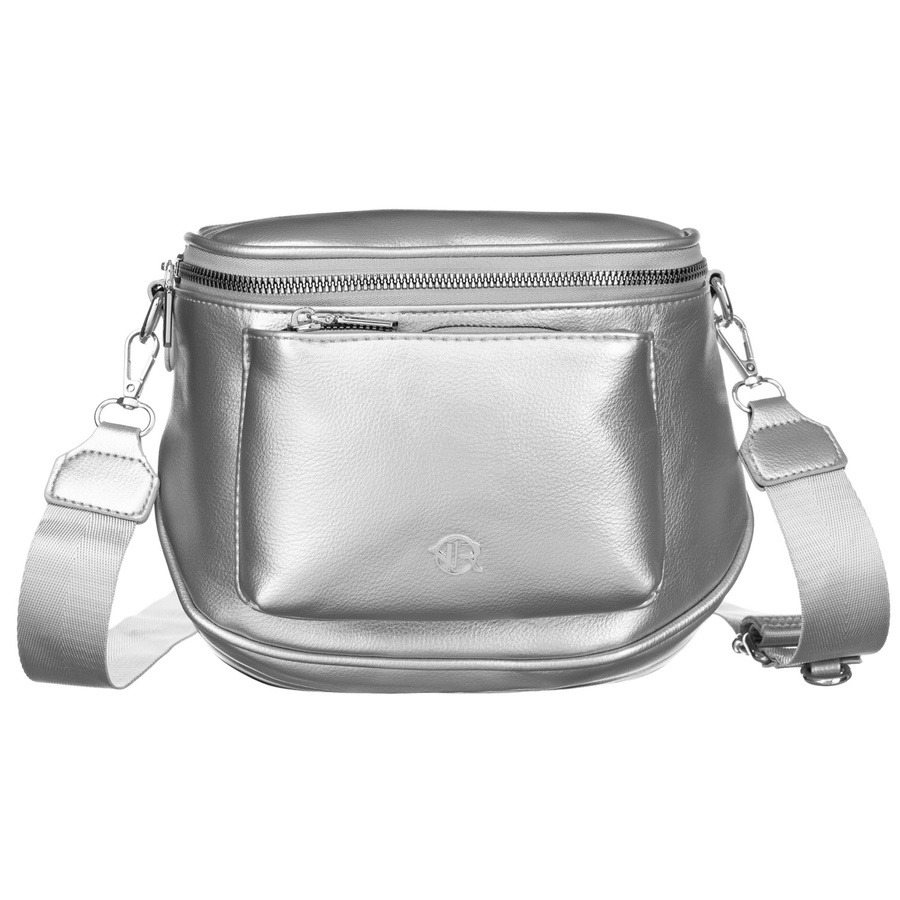 Elegancka saszetka damska na ramię wykonana ze skóry ekologicznej - Rovicky - obrazek 2