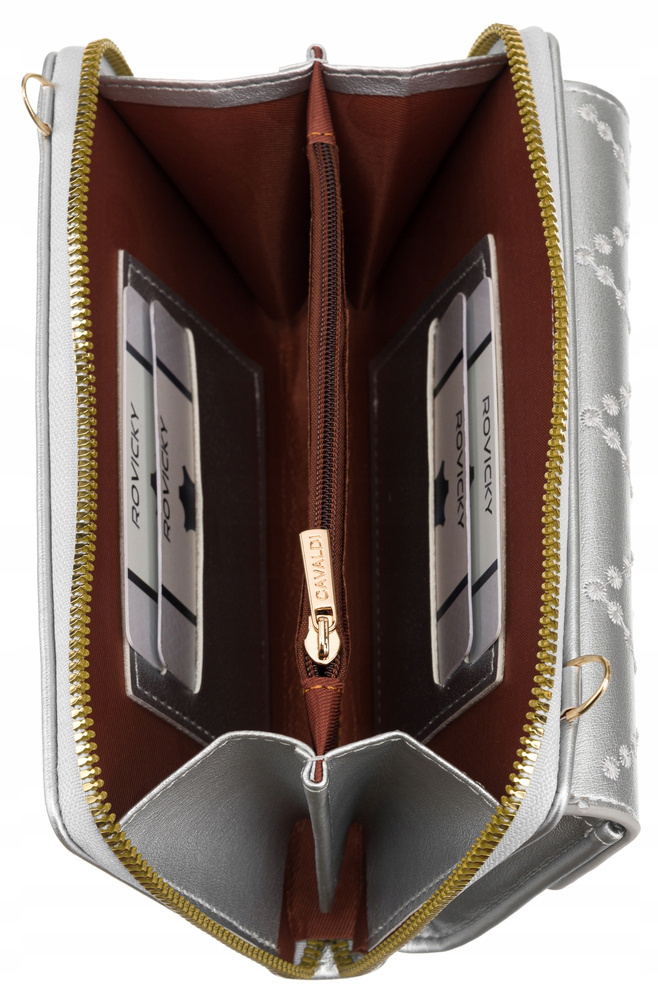 Stylowa torebka-portfel na długim pasku - 4U Cavaldi - obrazek 6