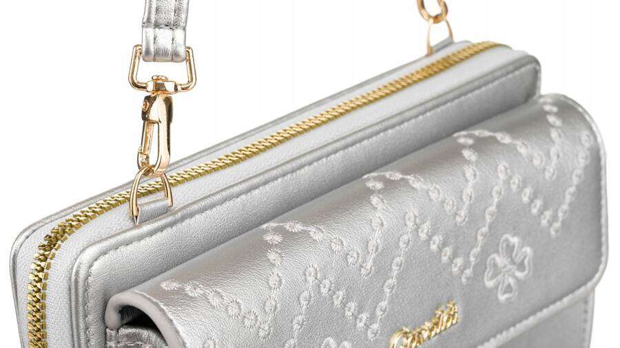 Stylowa torebka-portfel na długim pasku - 4U Cavaldi - obrazek 5