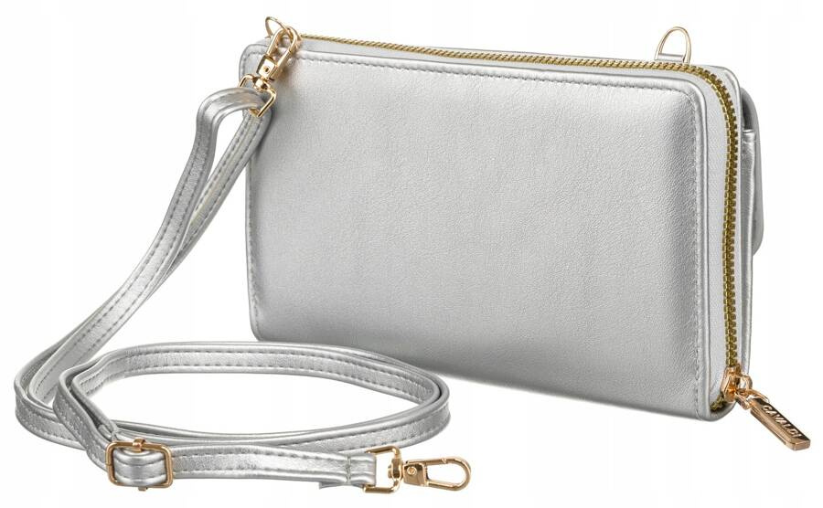 Stylowa torebka-portfel na długim pasku - 4U Cavaldi - obrazek 3