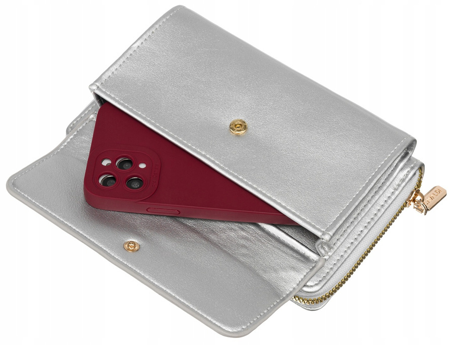 Stylowa torebka-portfel na długim pasku - 4U Cavaldi - obrazek 8