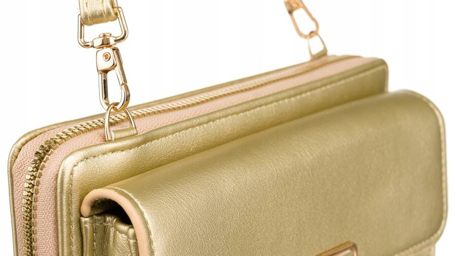 Mini torebka-portfel na długim, doczepianym pasku - 4U Cavaldi - obrazek 5