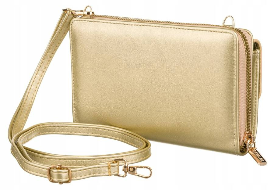 Mini torebka-portfel na długim, doczepianym pasku - 4U Cavaldi - obrazek 3