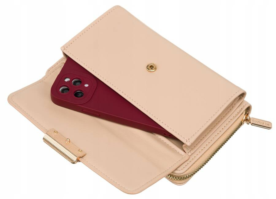 Mini torebka-portfel na długim, doczepianym pasku - 4U Cavaldi - obrazek 8