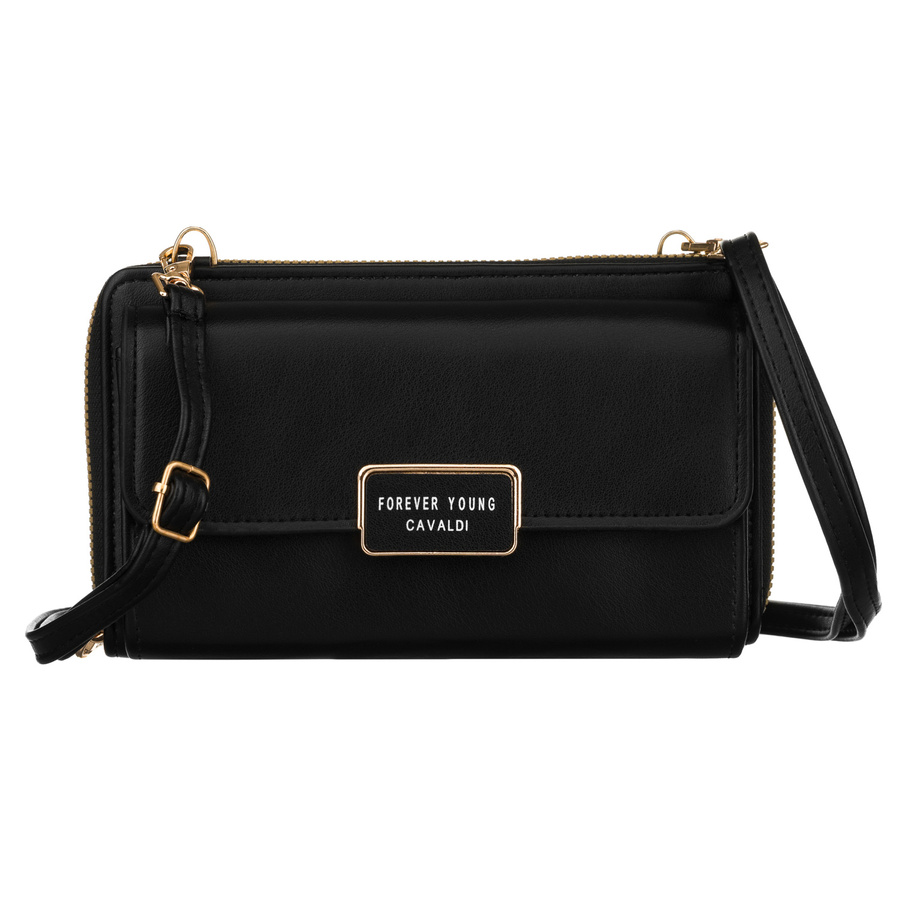 Mini torebka-portfel na długim, doczepianym pasku - 4U Cavaldi - obrazek 2