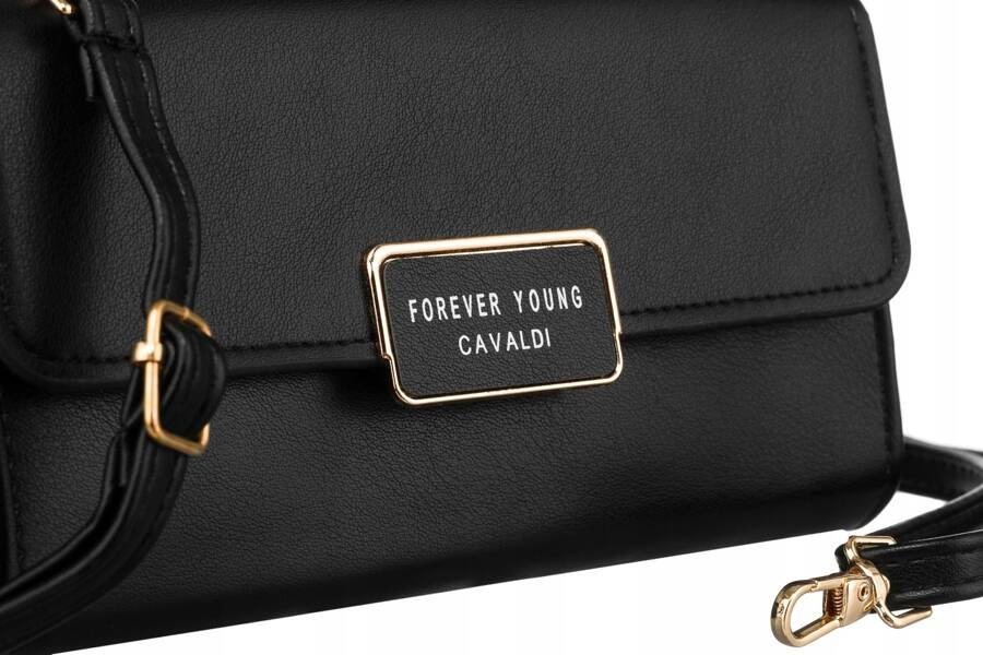 Mini torebka-portfel na długim, doczepianym pasku - 4U Cavaldi - obrazek 4