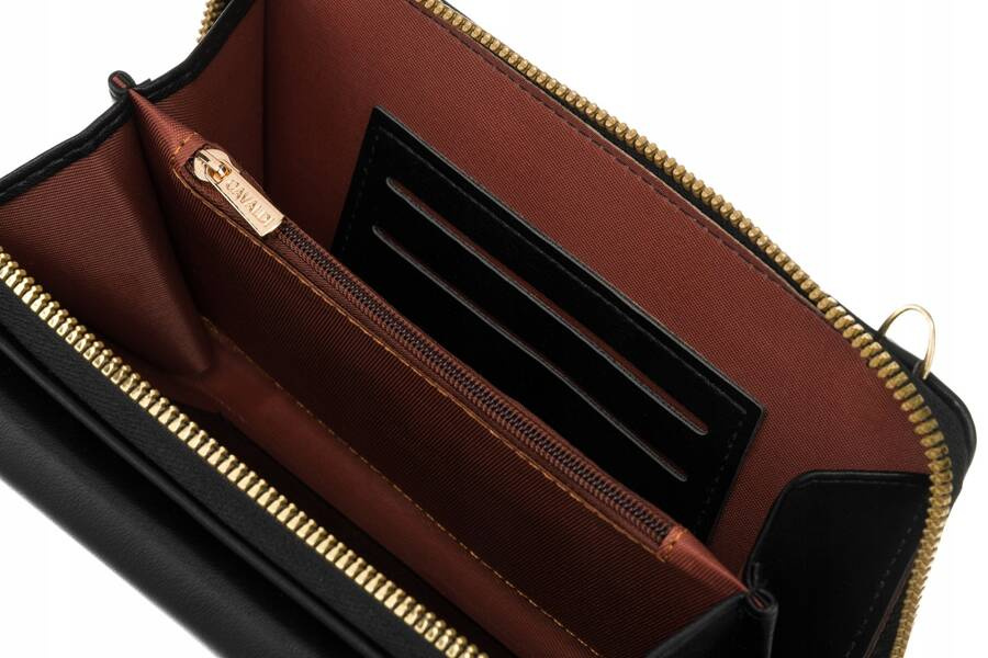 Mini torebka-portfel na długim, doczepianym pasku - 4U Cavaldi - obrazek 6