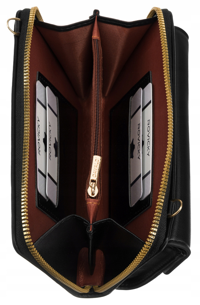 Mini torebka-portfel na długim, doczepianym pasku - 4U Cavaldi - obrazek 7