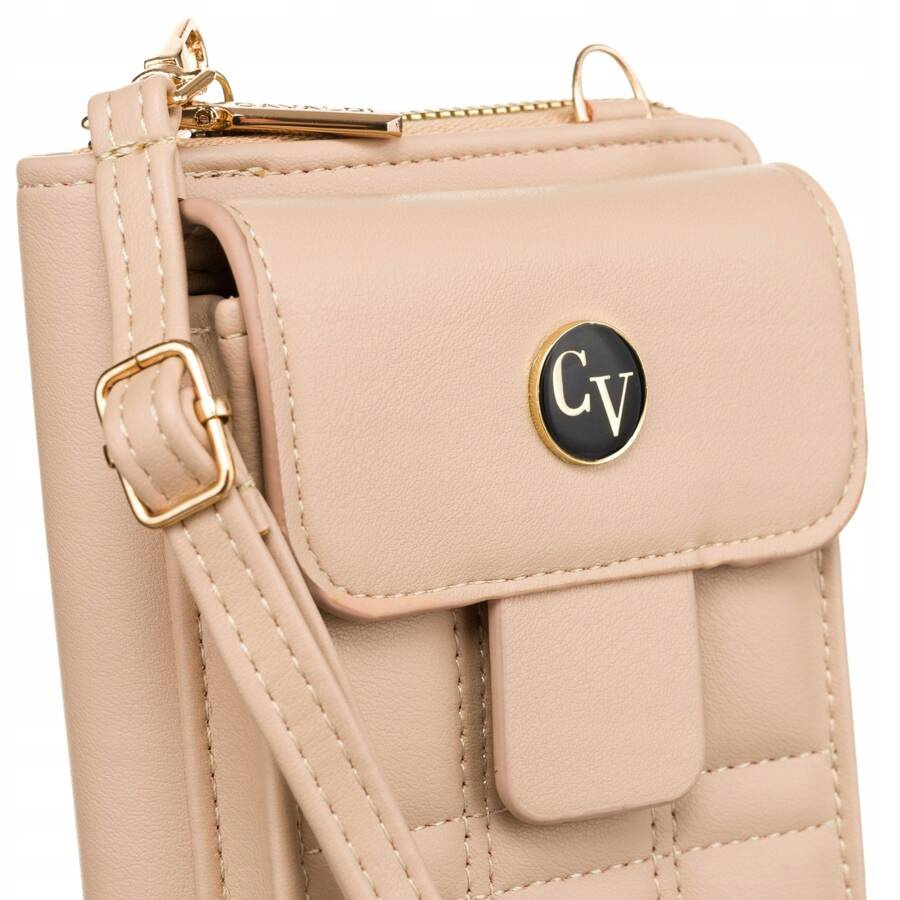 Mini torebka-portfel 2w1 na długim, doczepianym pasku - 4U Cavaldi - obrazek 5