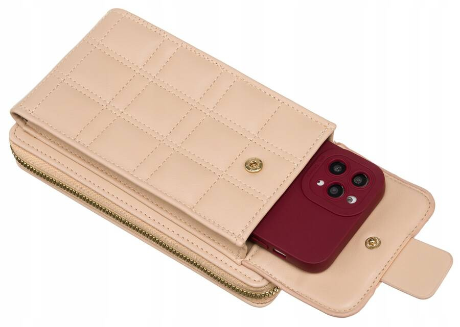 Mini torebka-portfel 2w1 na długim, doczepianym pasku - 4U Cavaldi - obrazek 8