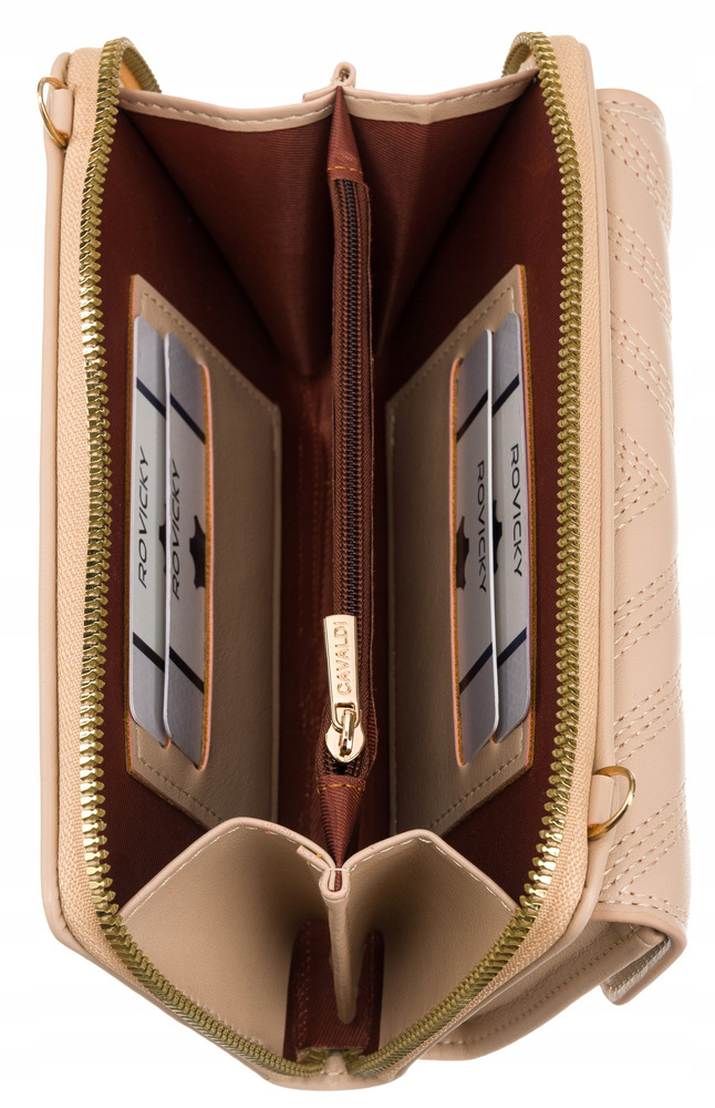 Mini torebka-portfel 2w1 na doczepianym pasku - 4U Cavaldi - obrazek 7