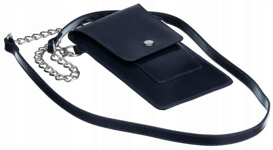 Mini torebka-portfel ze skóry naturalnej - 4U Cavaldi - obrazek 6