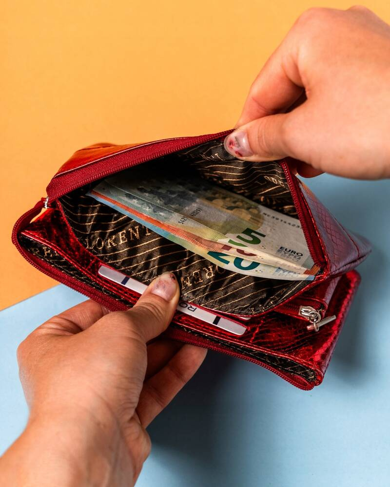 Duży portfel damski na zamek wykonany ze skóry naturalnej - Lorenti - obrazek 9