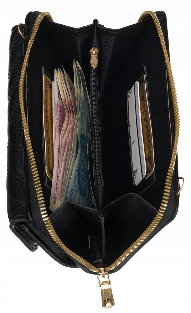 Mini torebka-portfel 2w1 na doczepianym pasku - 4U Cavaldi - obrazek 6