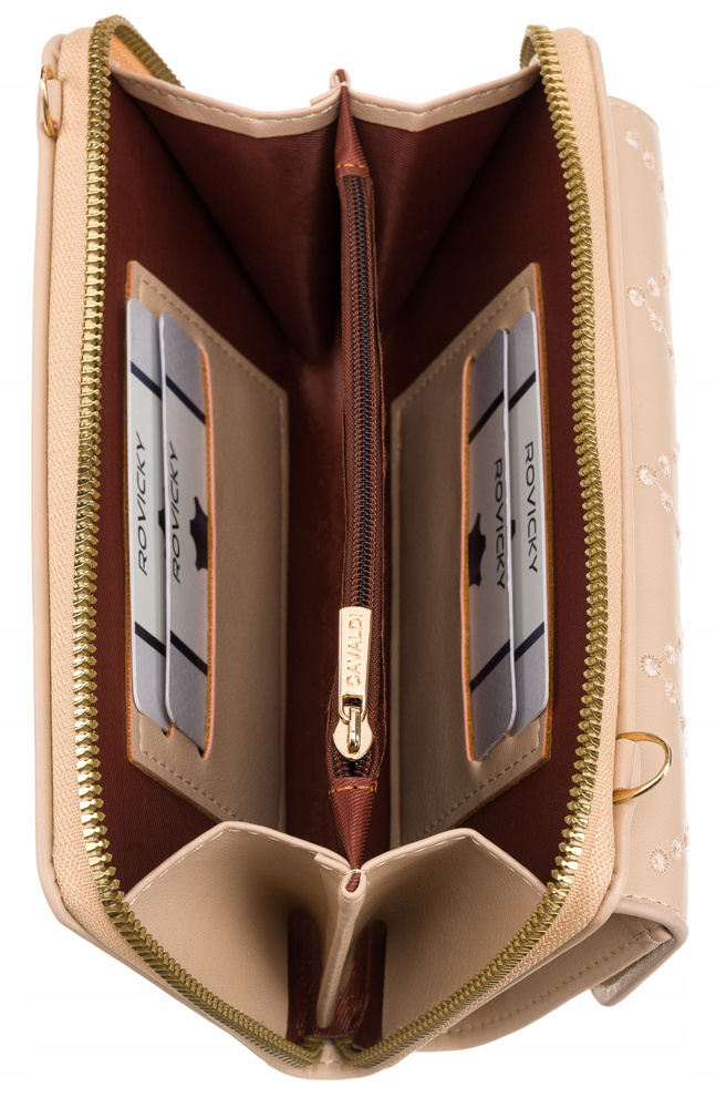 Stylowa torebka-portfel na długim pasku - 4U Cavaldi - obrazek 6