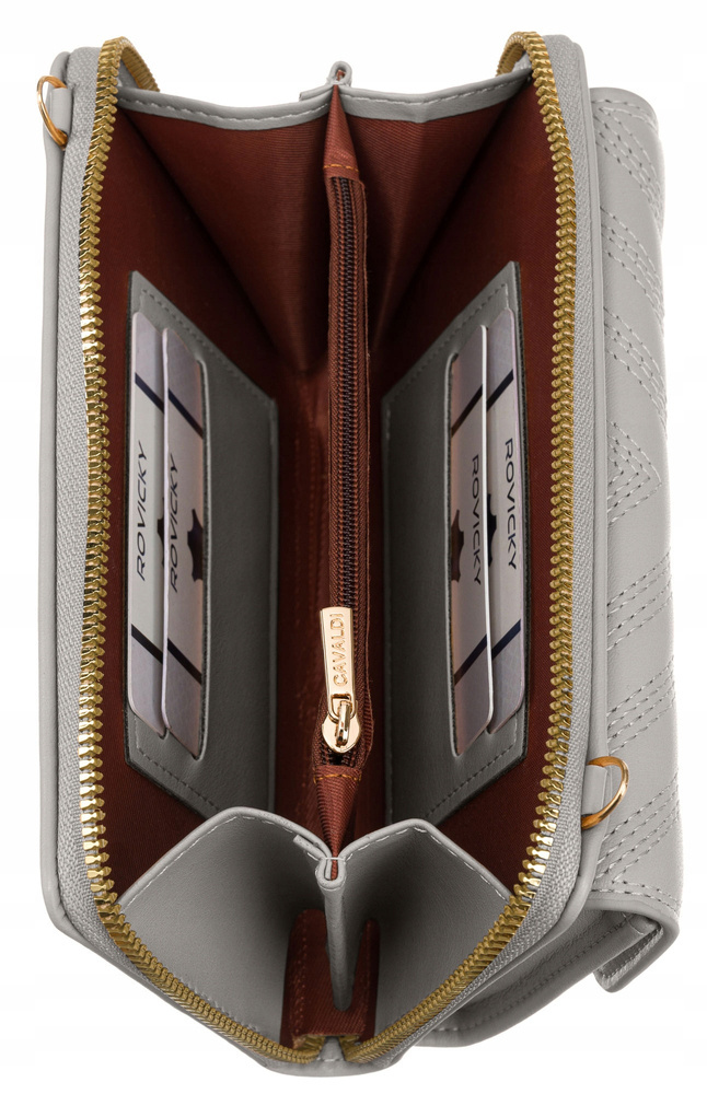 Mini torebka-portfel 2w1 na doczepianym pasku - 4U Cavaldi - obrazek 7