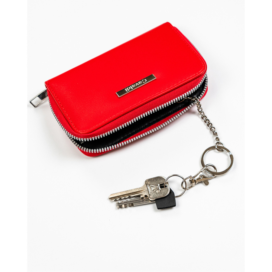 Portfel damski w typie piórnika ze skóry ekologicznej - 4U Cavaldi - obrazek 6