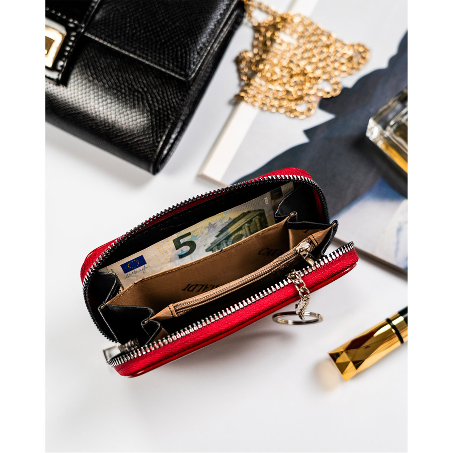 Średni portfel damski ze skóry ekologicznej - 4U Cavaldi - obrazek 5