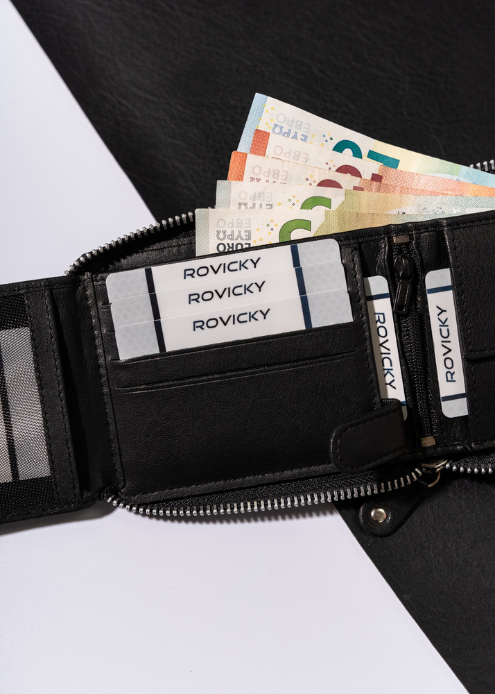 Skórzany portfel męski na zamek - Always Wild - obrazek 8