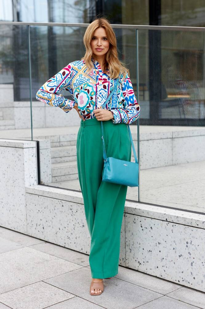 Mała, skórzana listonoszka damska - Rovicky - obrazek 11