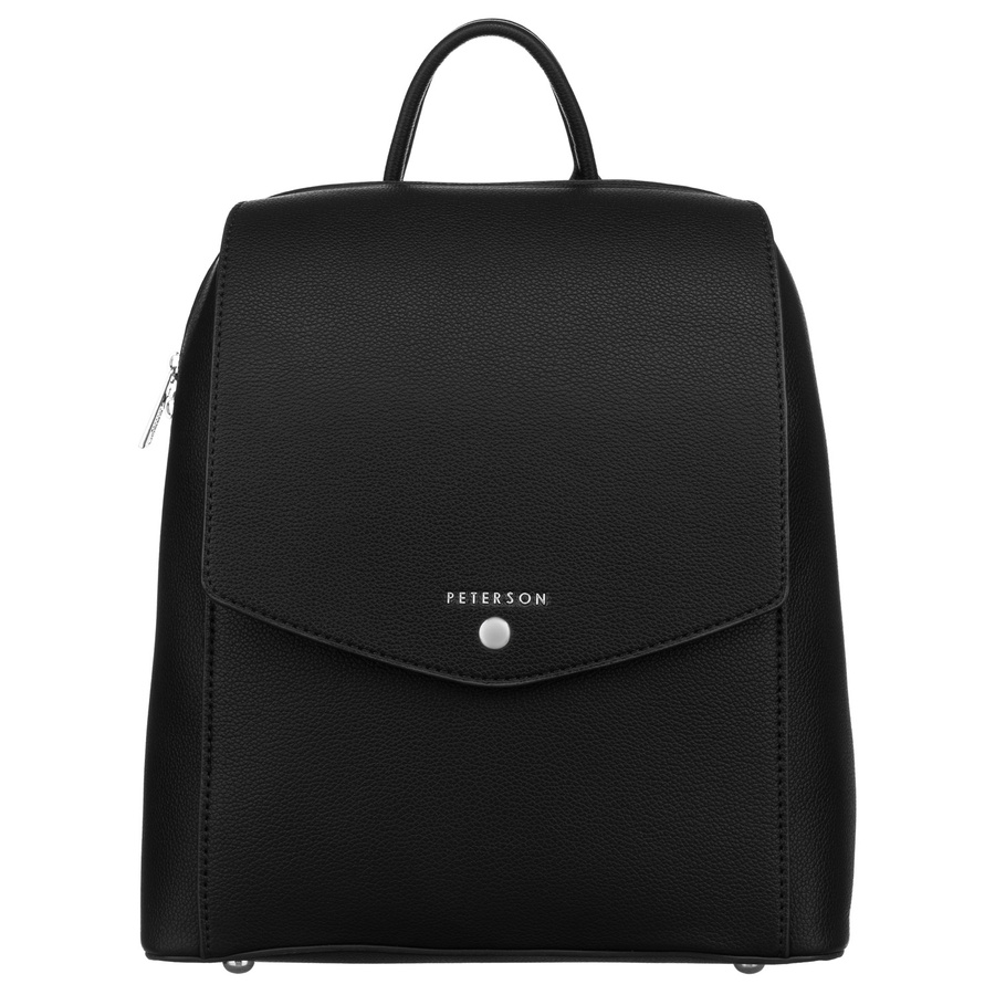 Stylowy plecak damski z klapką - Peterson - obrazek 2