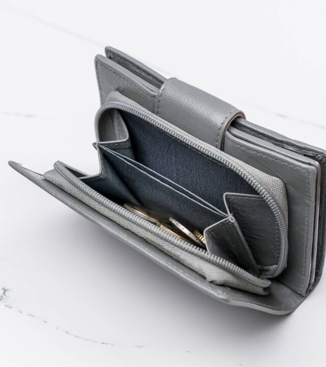 Pionowy, skórzany portfel damski - 4U Cavaldi - obrazek 9