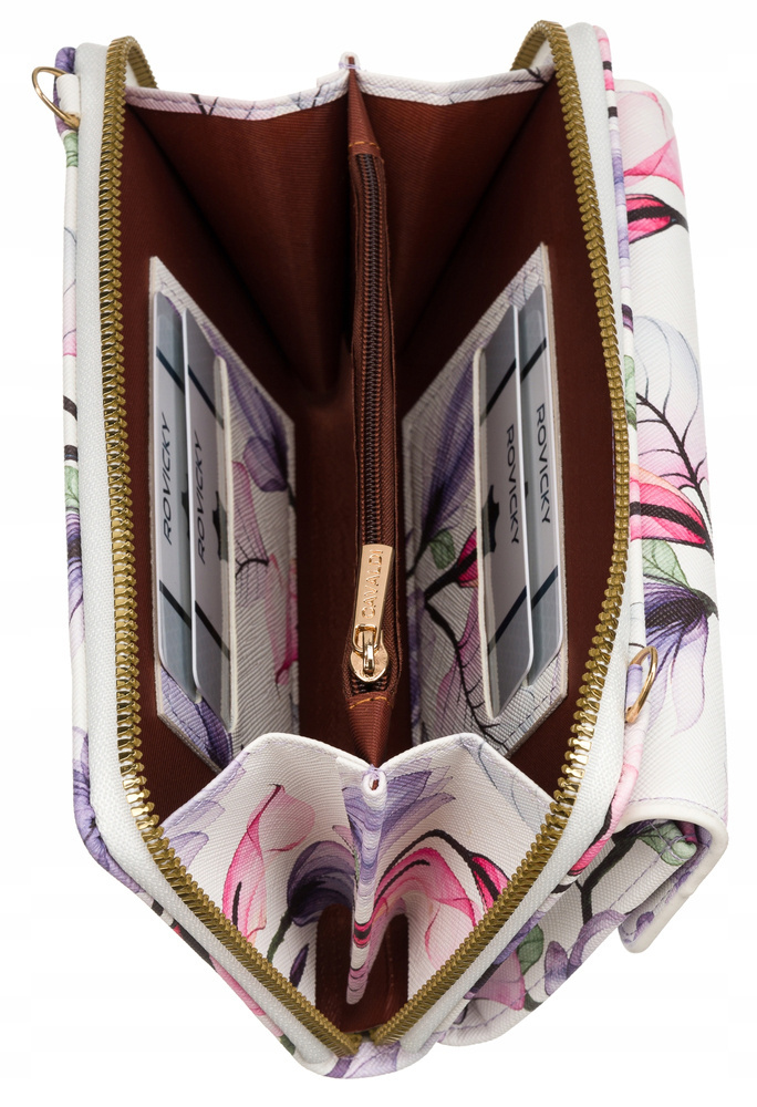 Mini torebka-portfel ze skóry ekologicznej - 4U Cavaldi - obrazek 6