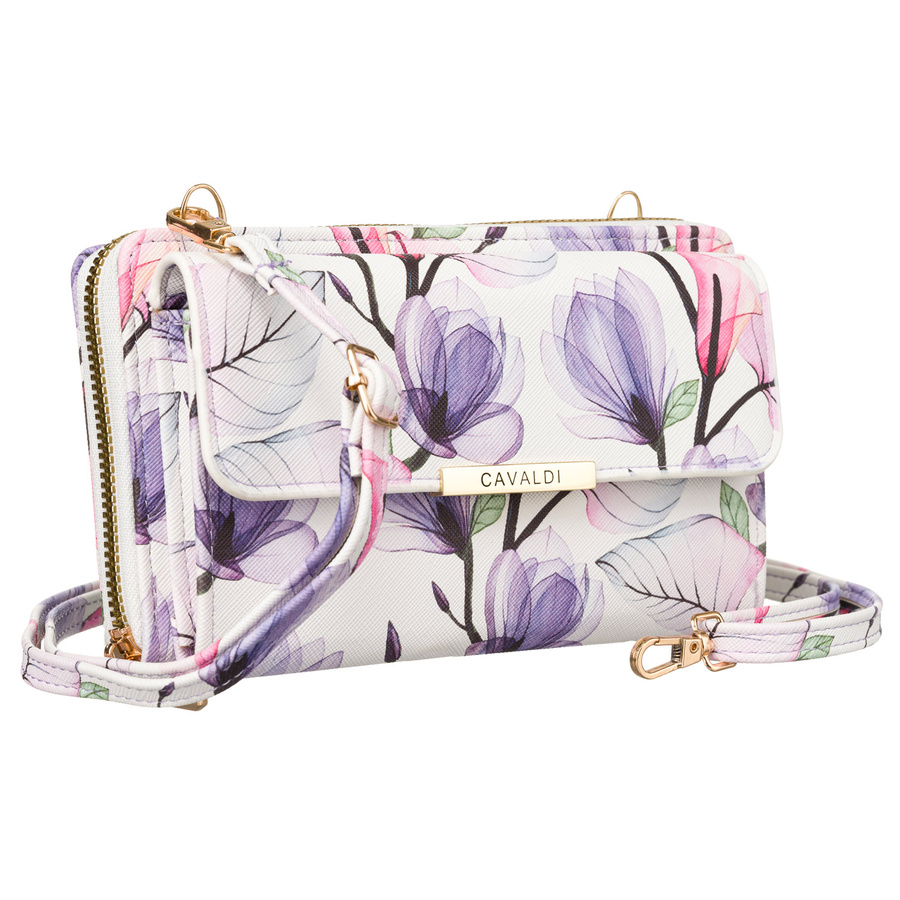 Mini torebka-portfel ze skóry ekologicznej - 4U Cavaldi