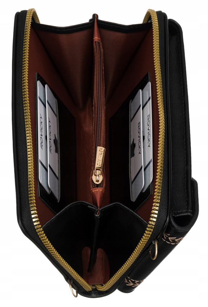 Torebka-portfel 2w1 na długim, doczepianym pasku - 4U Cavaldi - obrazek 6