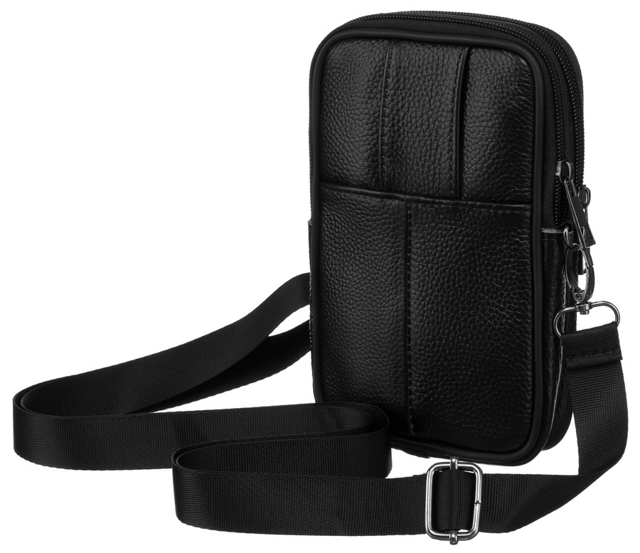 Mini torebka-saszetka damska ze skóry naturalnej - Rovicky - obrazek 3