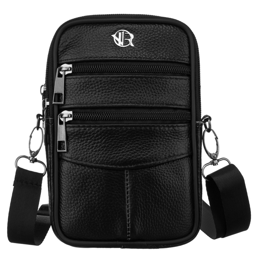 Mini torebka-saszetka damska ze skóry naturalnej - Rovicky - obrazek 2