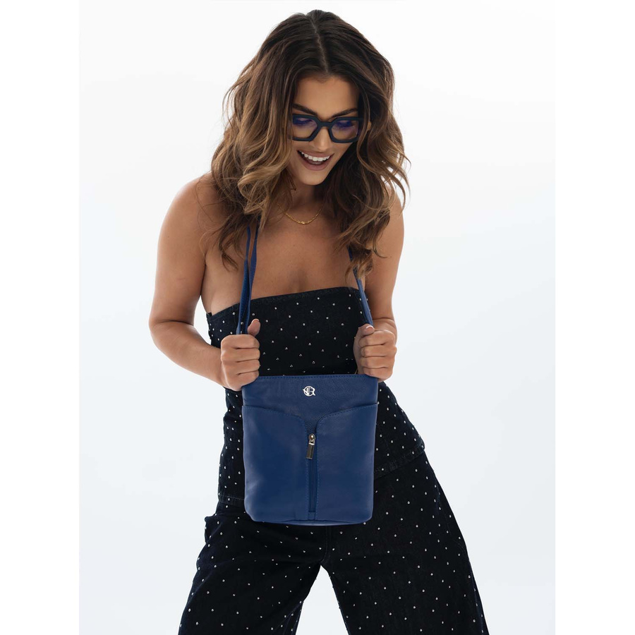 Skórzana listonoszka damska - Rovicky - obrazek 10