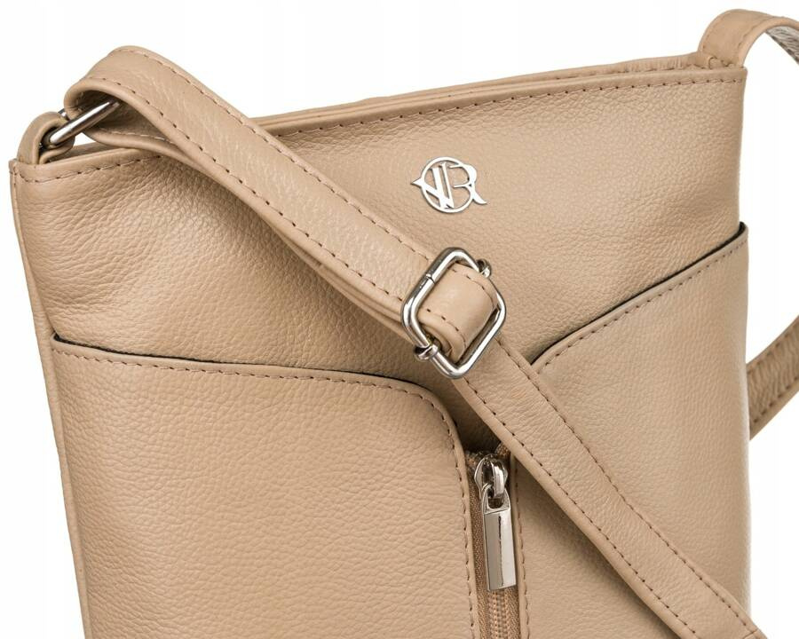 Skórzana listonoszka damska - Rovicky - obrazek 4