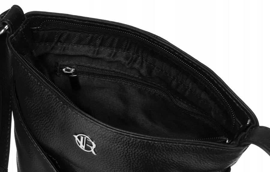 Skórzana listonoszka damska - Rovicky - obrazek 5