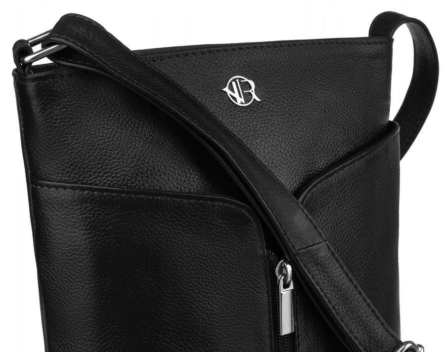 Skórzana listonoszka damska - Rovicky - obrazek 4