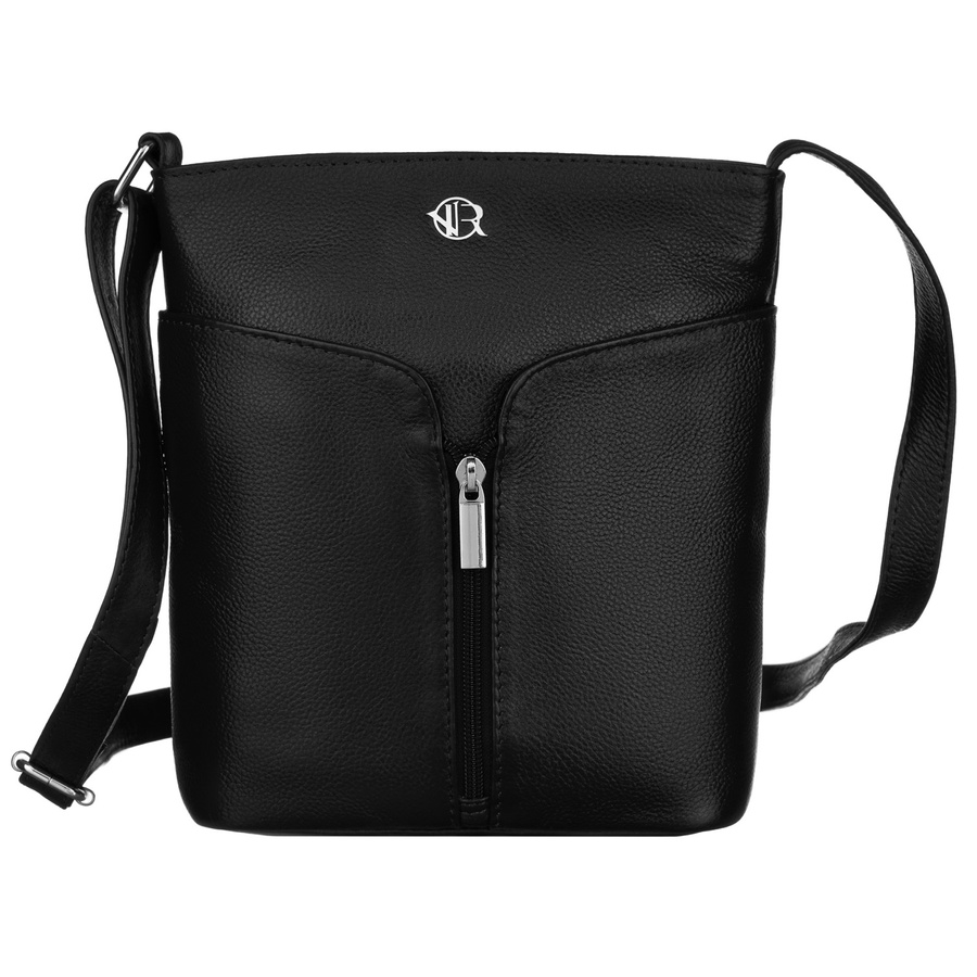 Skórzana listonoszka damska - Rovicky - obrazek 2