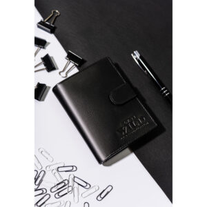 Klasyczny, skórzany portfel męski na zatrzask - Always Wild