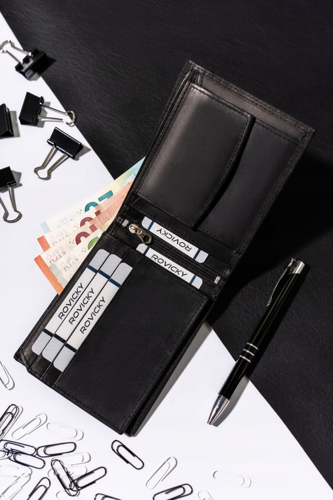 Duży portfel męski ze skóry naturalnej - Always Wild - obrazek 5