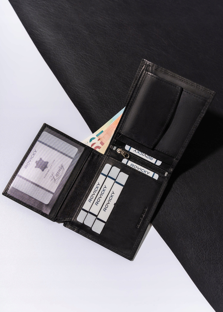 Duży portfel męski ze skóry naturalnej - Always Wild - obrazek 7