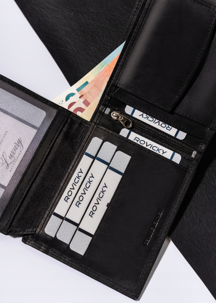 Duży portfel męski ze skóry naturalnej - Always Wild - obrazek 8