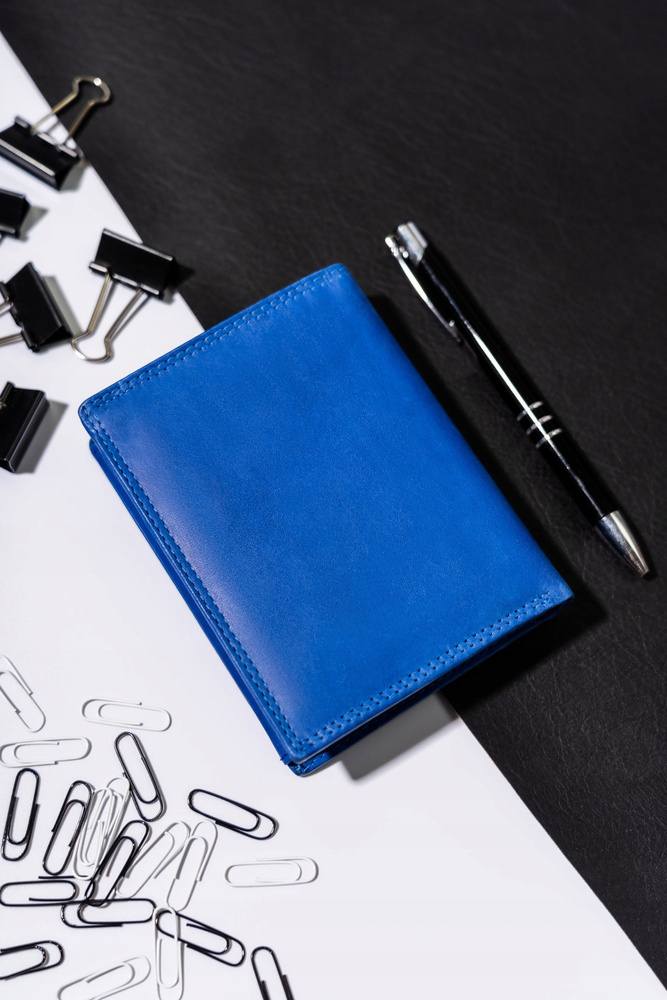 Duży, pionowy portfel męski ze skóry naturalnej - Always Wild - obrazek 3