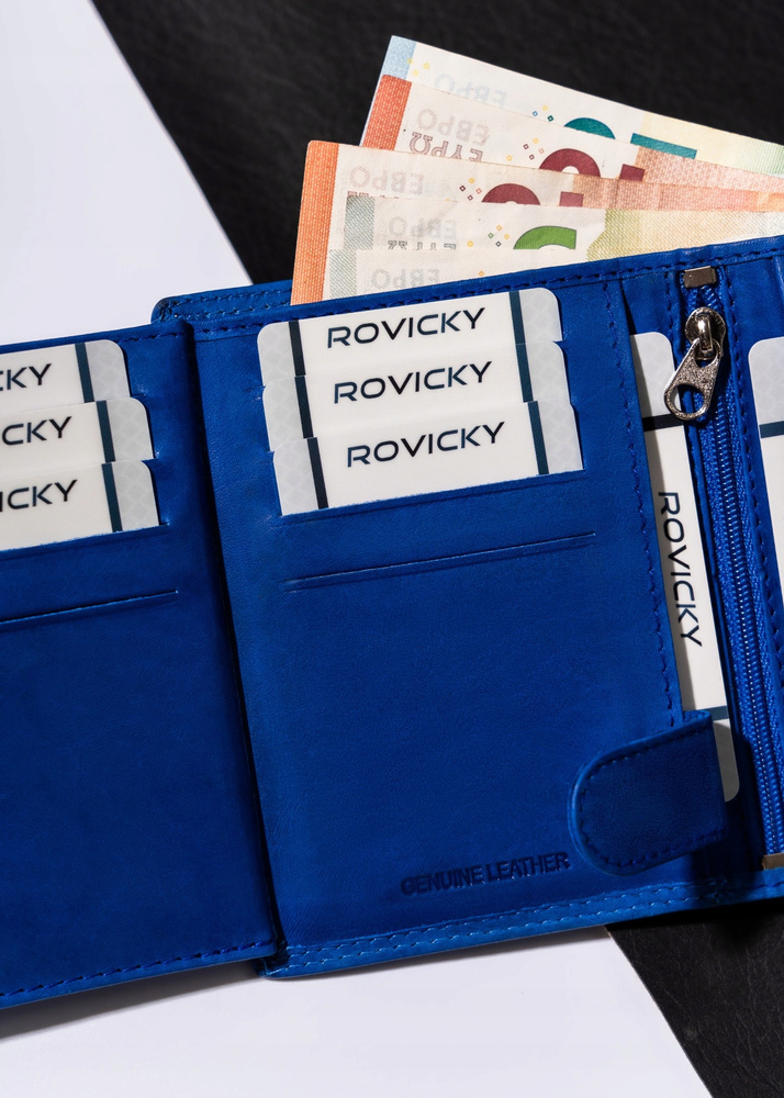 Duży, pionowy portfel męski ze skóry naturalnej - Always Wild - obrazek 8