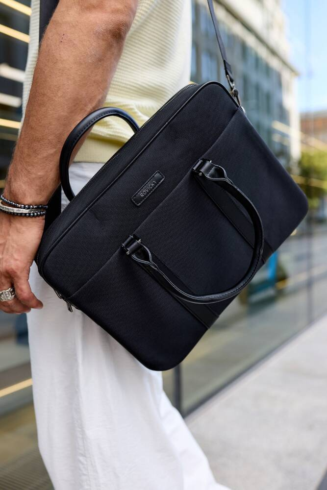 Torba na laptopa z syntetycznego materiału - Rovicky - obrazek 13