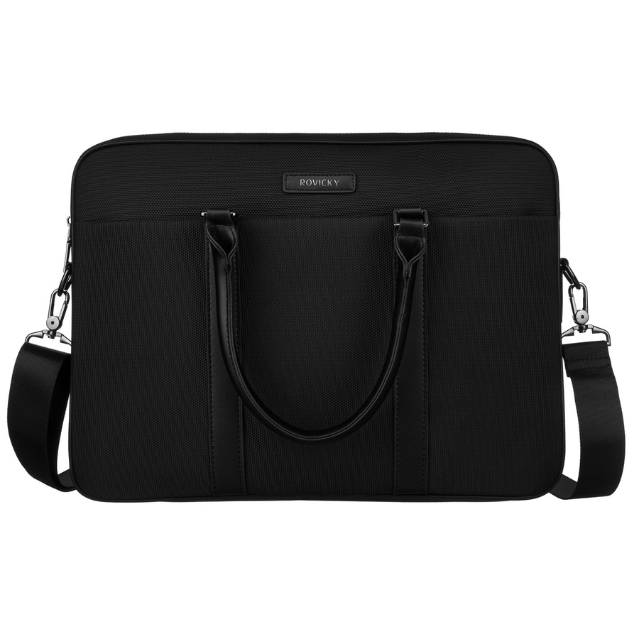 Torba na laptopa z syntetycznego materiału - Rovicky - obrazek 2