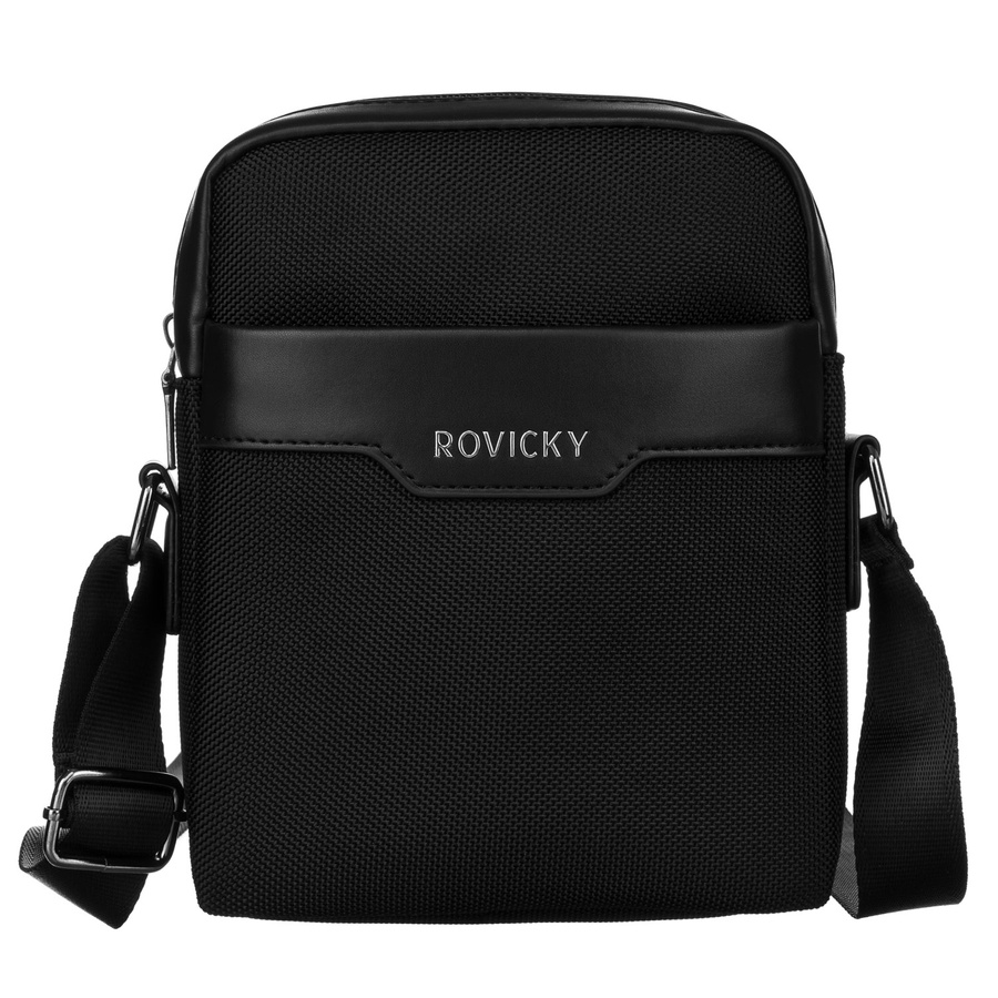 Miejska, pojemna listonoszka męska - Rovicky - obrazek 2