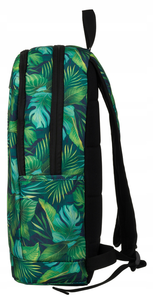 Klasyczny, damski plecak z poliestru w roślinny wzór - Rovicky - obrazek 4