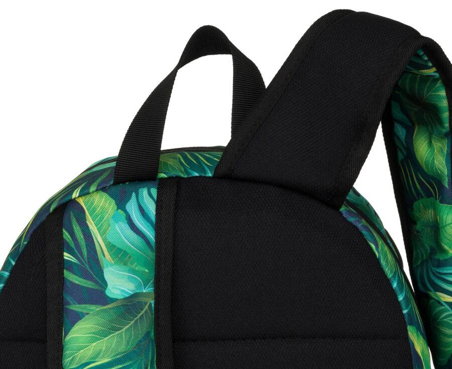 Klasyczny, damski plecak z poliestru w roślinny wzór - Rovicky - obrazek 8